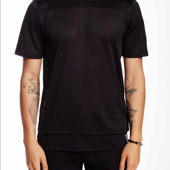 Black mesh tee - Picture 2 of 2